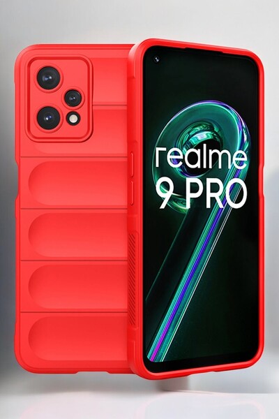 TechTrove Realme 9 Pro 5G Kılıf Oyuklu Tasarım Kamera Korumalı İçi Kadife Yum...