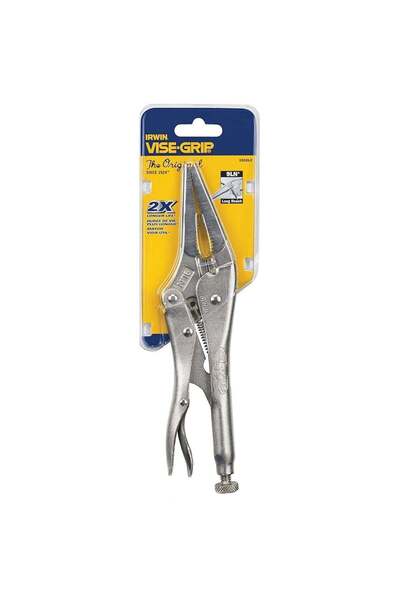 Irwin كماشة قفل طويلة الأنف من Vise-Grip بطول 9 بوصات - متينة ومقاومة للصدأ