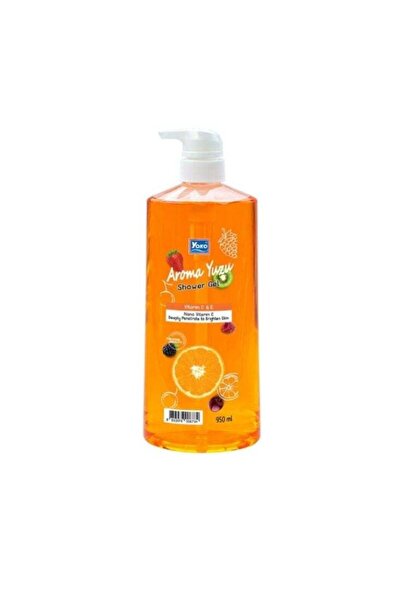 YOKO جل الاستحمام أروما يوزو - تركيبة مُشرقة بفيتاميني سي وإي، 950 مل