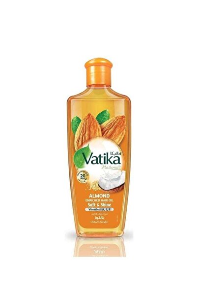 Vatika Almond Enriched Hair Oil – Soft & Shine Formula with Vitamins A, E, F ...