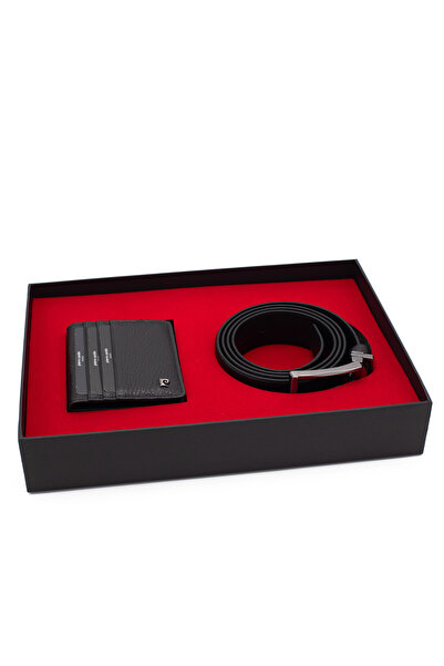 Pierre Cardin Leather Wallet & Belt Double Set Pc100F-0205F6D