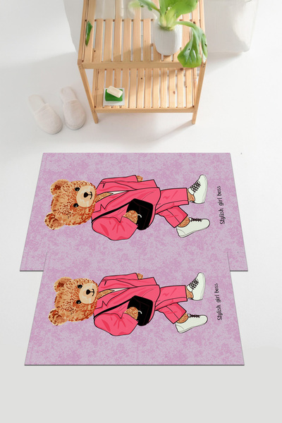 EVİMSEN Ψηφιακό σετ τουαλέτας με μοτίβο Elephant Man με με τύπωμα πλενόμενες ...