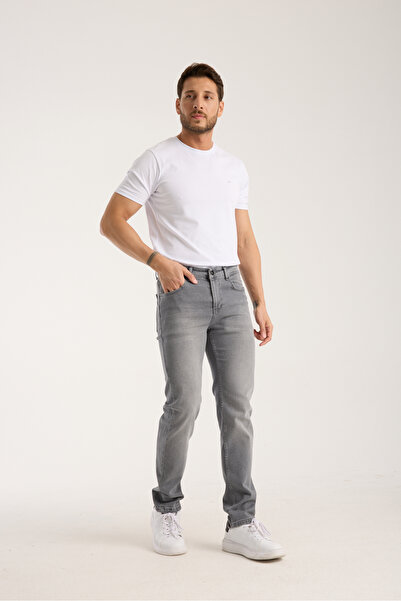 OneZero Men's Gray Regular Zippered Lycra Comfortable Wear Pants