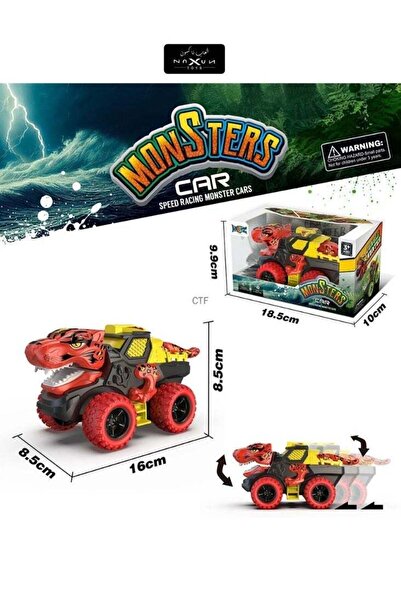 Generic Monster Car Toy – Green Crocodile Design Speed Racing Vehicle for Kids