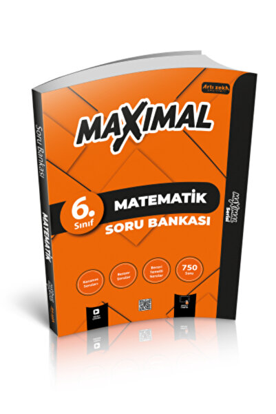 Artı Zeka Yayınları ARTI ZEKA 6.Sınıf Maximal Matematik Soru Bankası (Matematus Soru Bankası Hediyeli )