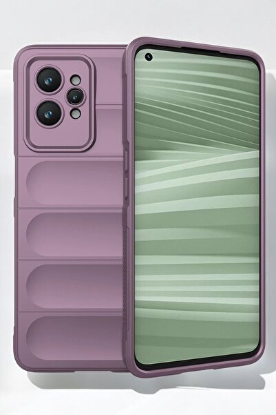 TechTrove Realme GT2 Pro 5G Kılıf Oyuklu Tasarım Kamera Korumalı İçi Kadife Y...