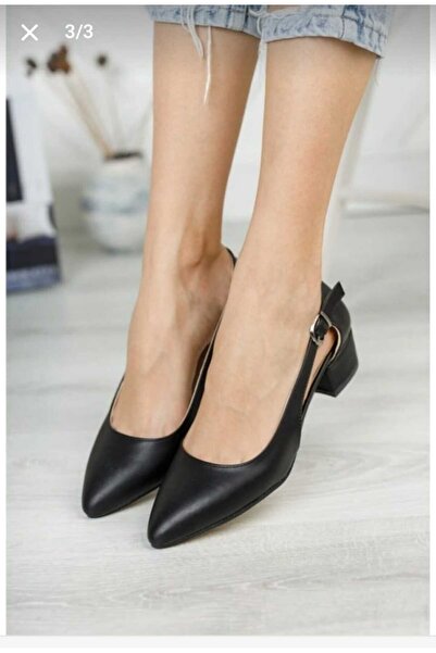 Henne Open-Toe Buckle Shoes with Heels