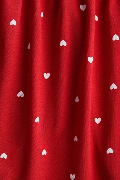 H&M Baskılı ve Pamuklu Elbise