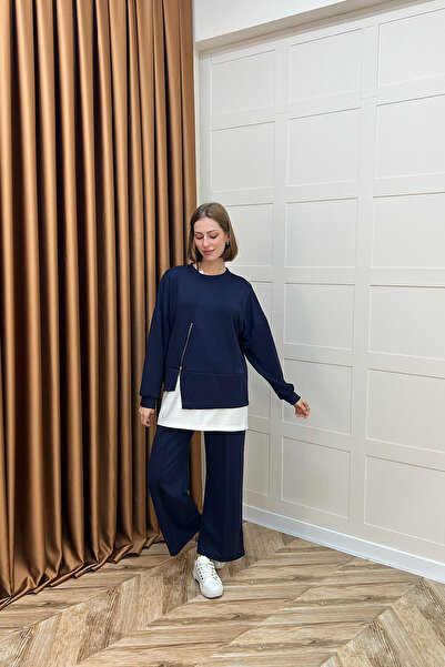 Stilife Σετ Melodi Frm συνδυασμός υφασμάτων Ναυτικό Μπλε