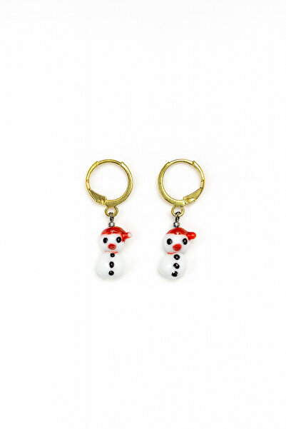 uğurlu dükkan Snowman drop earrings