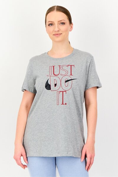 Nike Women Sportswear Fit Short Sleeve Training T-shirt,Grey