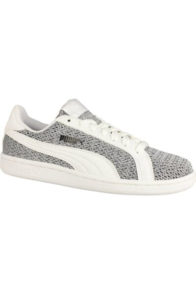 Puma Smash Knit Unisex Sneakers, grey/white, 44.5 EU