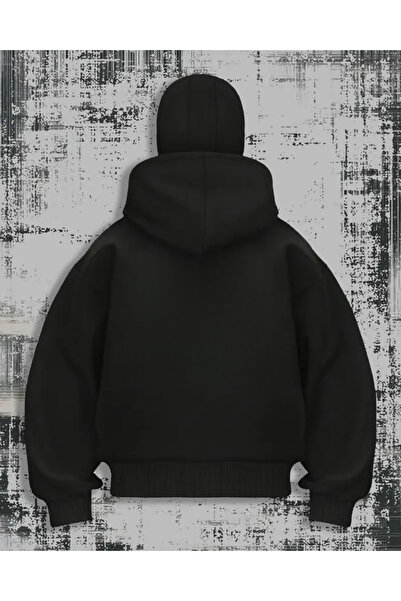 Touz Moda Φούτερ με κουκούλα Ninja με τσέπη καγκουρό