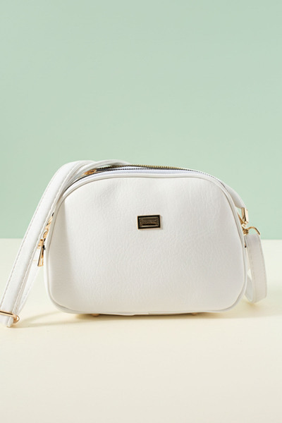 Lifonbag Women's 4-Compartment Soft Leather Adjustable Crossbody Strap Crossbody and Shoulder Bag (22X15 cm)