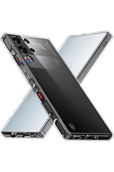 HYX Case for Red Magic 10 Pro / 10S Pro - Crystal Clear Hard Back + Soft TPU Bumper