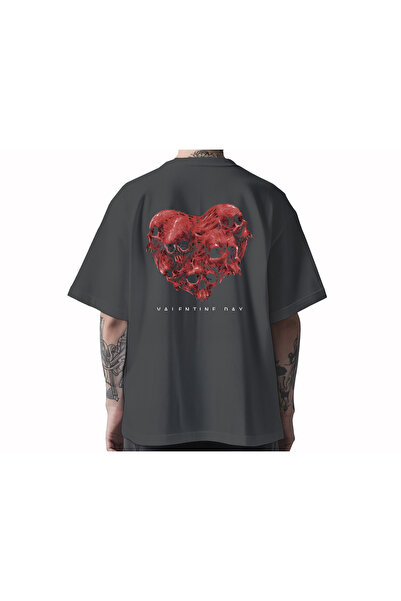 Koi Art Design Ημέρα του Αγίου Βαλεντίνου / Υπερμεγέθες Unisex Μπλουζάκι / 95...