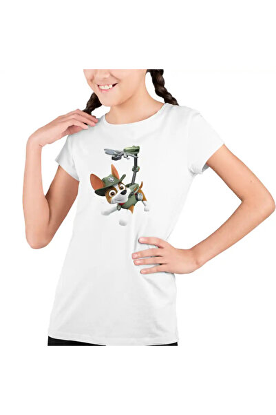 OEM Tricou Copii Fete Paw Patrol Tracker Patrula Catelusilor Geek