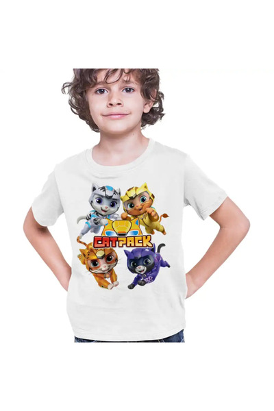 OEM Tricou Copii Baieti Paw Patrol Cat Pack Actiune Patrula Catelusilor