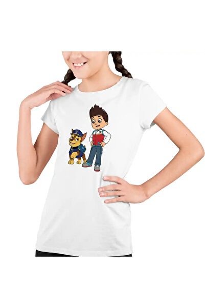 OEM Tricou Copii Fete Paw Patrol Ryder Chase Patrula Catelusilor