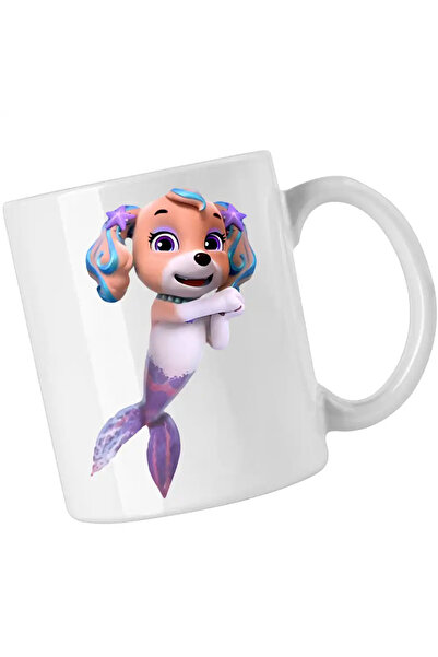 OEM Paw Patrol Merpups Coral Mug Paw Patrol Mermaid Dogs
