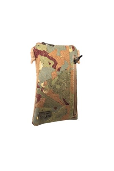 IBU Cork Cork phone pouch Textures Green