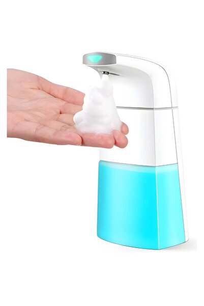 Tim Dispenser Automat Săpun Lichid cu Senzor 250 ml — Montaj pe Perete, Alb