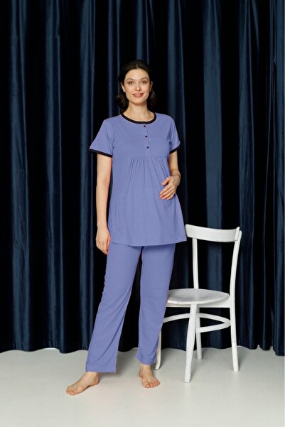 HATEX SOFT TEXTURED MATERNITY PAJAMAS SET