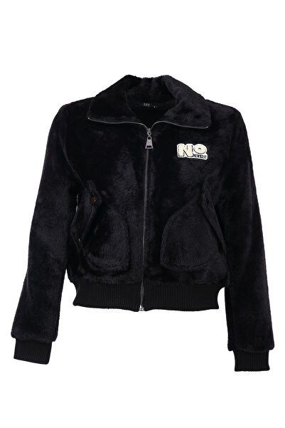 ON Cep Detaylı Peluş Mont