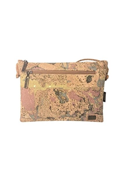 IBU Cork Geantă crossbody din plută pentru femei Textures Pink