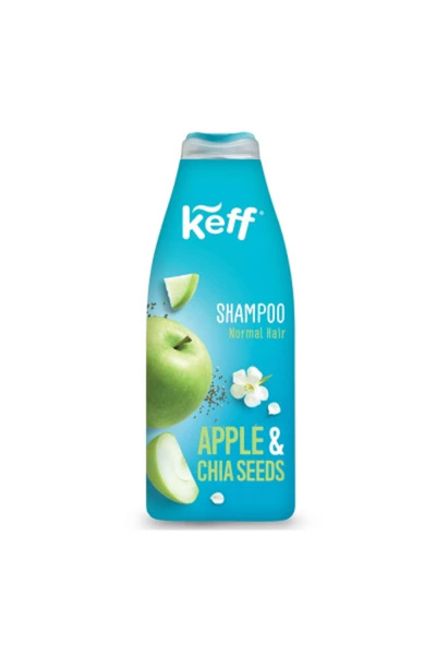 keff Hair Shampoo Apple & Chia Seeds 500ml