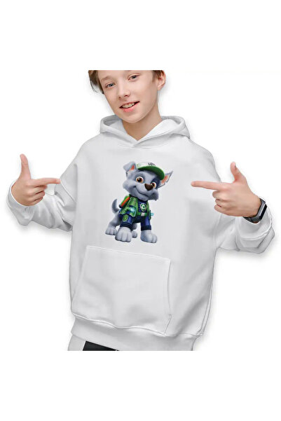 OEM Hanorac Copii Baieti Paw Patrol Rocky Patrula Catelusilor Pompier