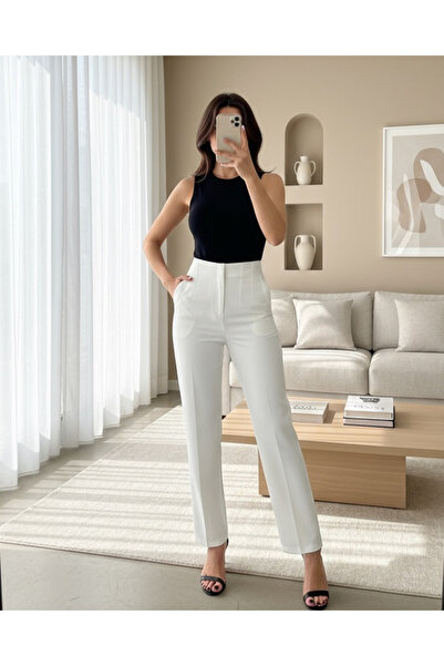 MissRunin Zra بنطال جزر مطوي