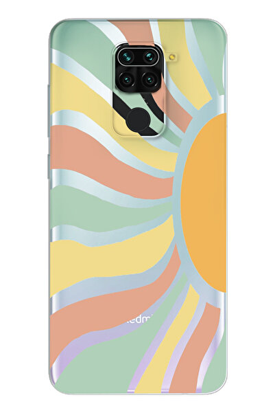 Elorakılıf Xiaomi Redmi Note 9 Uyumlu Baskılı Yumuşak Silikon Şeffaf Telefon ...