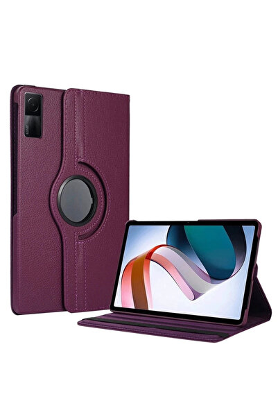 NewFace Lvsqvr Xiaomi Redmi Pad Se 4g Case 360 Tablet Leather Case (192143) - Plum