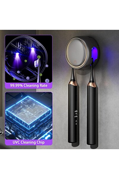 Generic Toothbrush Holders for Bathrooms,Rechargeable Travel Toothbrush Holder,Home Wall Mounted Toothbrush