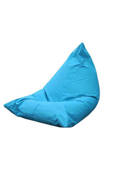 buz Pear-shaped Bean Bag Chair with Handle – Blue, 100x150 cm