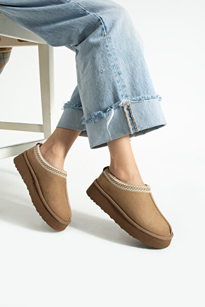 LORENN SHOES Ultra II Vizon Сует З внутрішньою хутряною підкладкою Жіноче взуття на товстій підошві