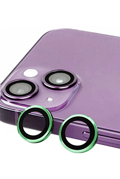 NewFace عدسة كاميرا LVSQVR آيفون 13 رايز ميتال (192126) - أخضر