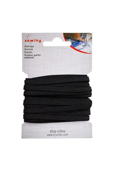 OEM Black Sewing Elastic 6m x 6mm