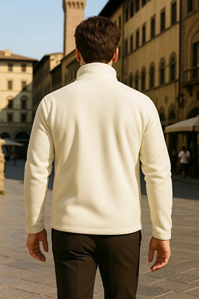 COMBİNE MİCHAİL Fleece alb gros pentru bărbați, zilnic, de iarnă