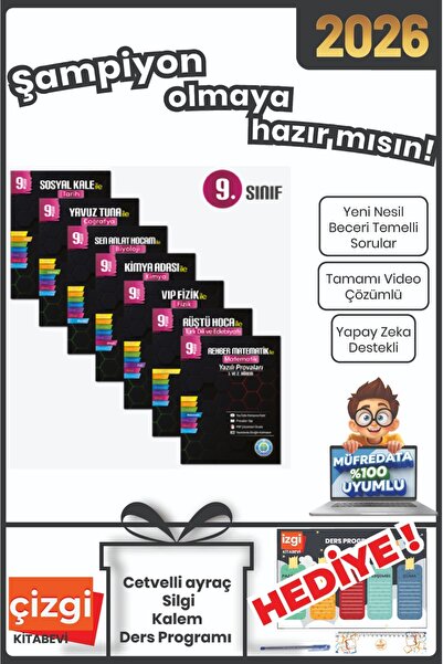 Tonguç Yayınları 9. Sınıf Yazılı Provaları Seti
