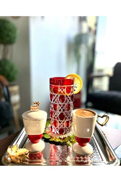 ENJOYHOMEE 6lı Kesme Meşrubat Bardağı