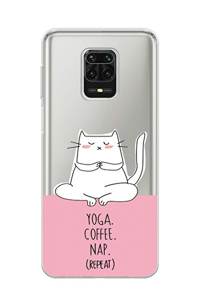 Elorakılıf Xiaomi Redmi Note 9 Pro Uyumlu Baskılı Yumuşak Silikon Şeffaf Tele...