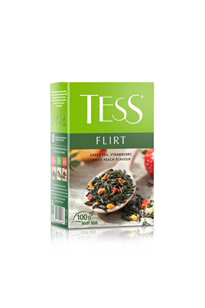 Tess FLIRT- green tea, Flirt green tea with white peach and strawberry flavor and herbal ingredients