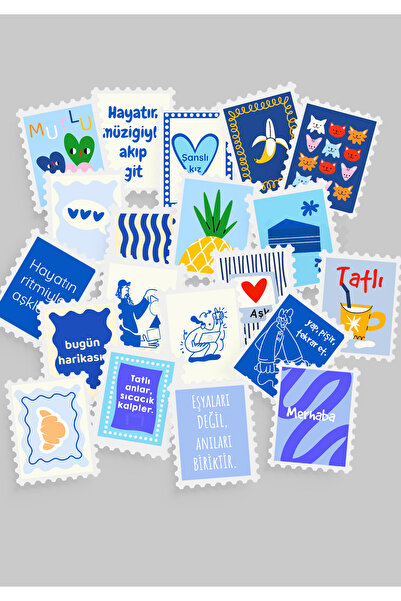 tinystoriestr Set de autocolante cu paiete colorate, 20 de bucăți - Bullet Jo...