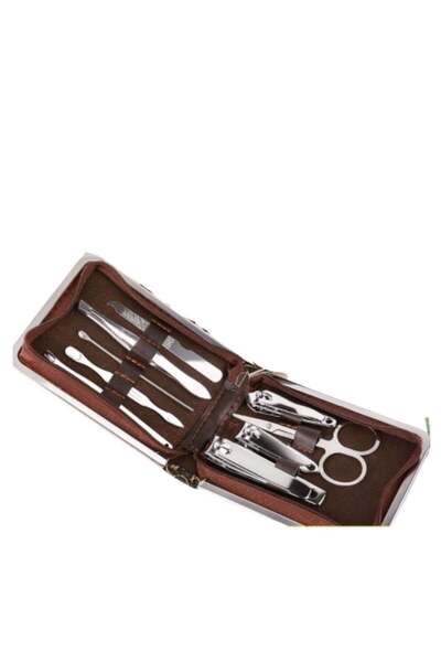 GENERIC4 Stainless steel manicure and pedicure set including nail trimmer, nail file, professional nail clipper, and scissors