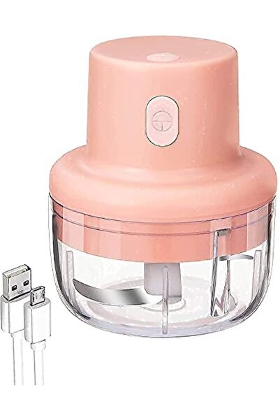 Generic DIVINE HOME Electric Vegetable Chopper | USB Mini Garlic & Vegetable Crusher - MULTICOLOR