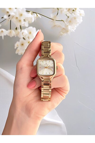 Homies Steel Cord Square Case Women's Wristwatch, with Gift Box and Bracelet Gift