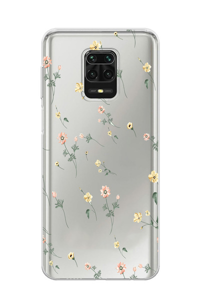 Elorakılıf Xiaomi Redmi Note 9 Pro Uyumlu Baskılı Yumuşak Silikon Şeffaf Tele...