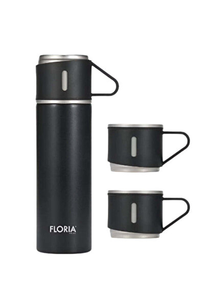 Floria Termos Portabil Zilan 400ml, 3 Cesti Incluse, 24h Rece, Compact, ZLN0743